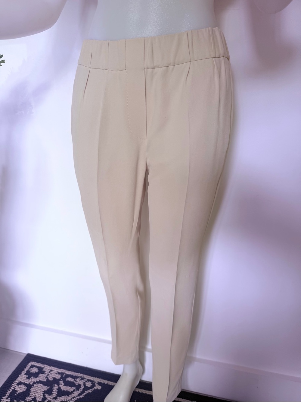 Brunello Cucinelli Women’s Beige Pants Made in Italy Size M
